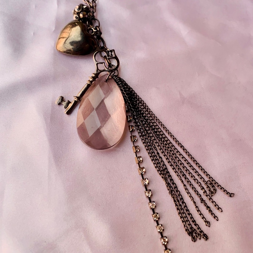 Forever 21 Chrome Charm Necklace